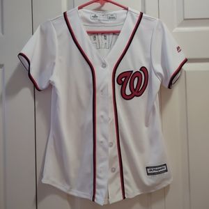 Daniel Murphy Washington Nationals Official Jersey, Women's Medium
